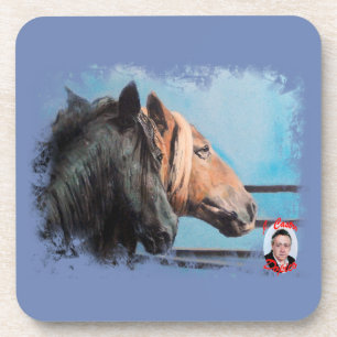 Caballos/Cabalos/Pferde Getränkeuntersetzer