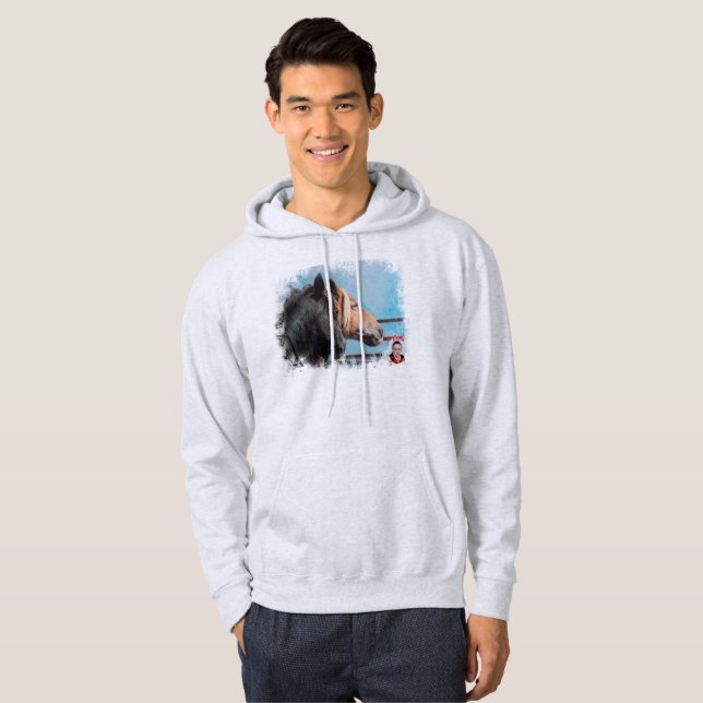 Caballos/Cabalos/Pferde Hoodie (Vorne ganz)