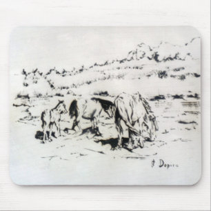 Caballos/Cabalos/Pferde Mousepad