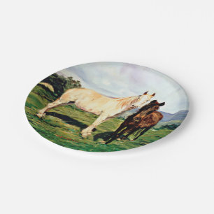 Caballos/Cabalos/Pferde Pappteller