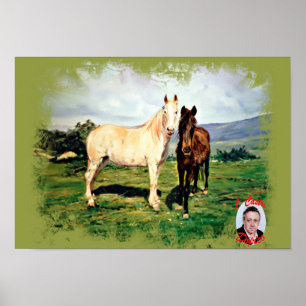 Caballos/Cabalos/Pferde Poster