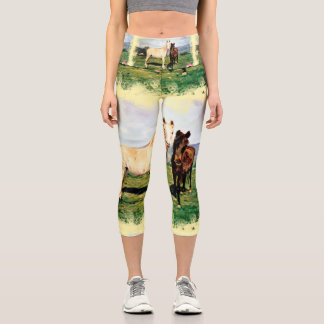 Caballos Capri Leggings