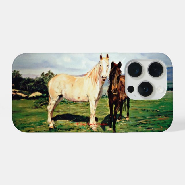Caballos iPhone Hülle (Rückseite (Horizontal))