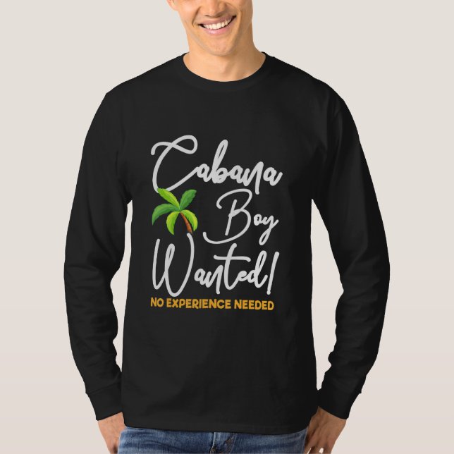 Cabana Boy Beach Ferien Pool Party Sommer T-Shirt (Vorderseite)