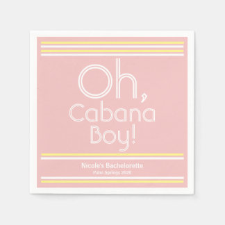 Cabana Boy Cocktail Napkins Serviette