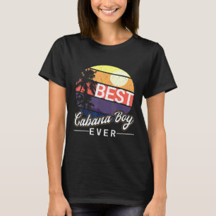 Cabana Boy farbenfrohe Sonnenuntergang Palm Tree B T-Shirt
