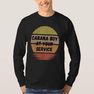 Cabana Boy Summer Pool Party Barkeeper Bartendin T-Shirt