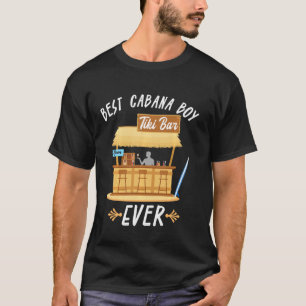 Cabana Boy Tiki Bar Beach Limbo Surfing Barkeeper T-Shirt
