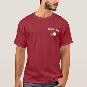 Cabana-Junge mit Kokosnuss-T - Shirt