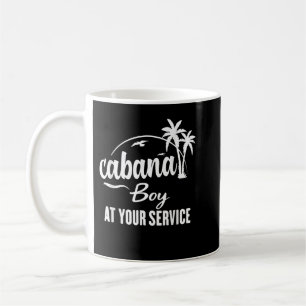 Cabana Junge zu Ihrer Verfügung Funny Summer T Shi Kaffeetasse