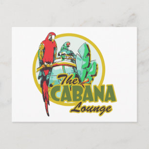 Cabana Lounge Postkarte