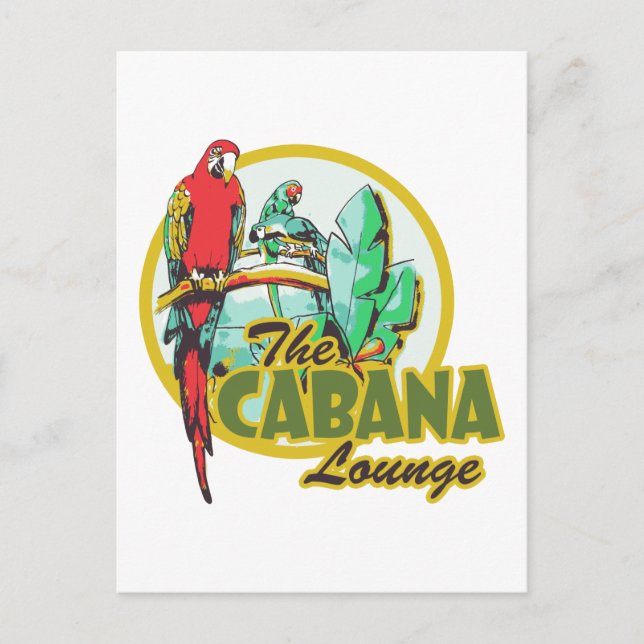 Cabana Lounge Postkarte (Vorderseite)