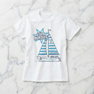 Cabana Sail: Guten Morgen Nautical T-Shirt
