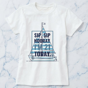 Cabana Segel Nautisches Boot T-Shirt