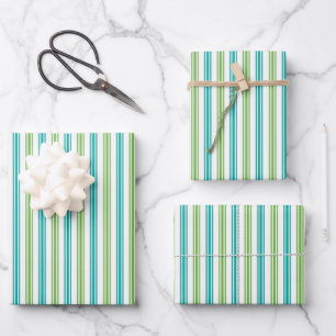Cabana Stripes Geschenkpapier Set