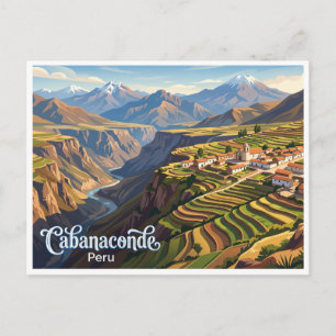 Cabanaconde Peru Postkarte