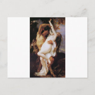 Cabanel Alexandre Nymphe et Satyr 1860 Postkarte
