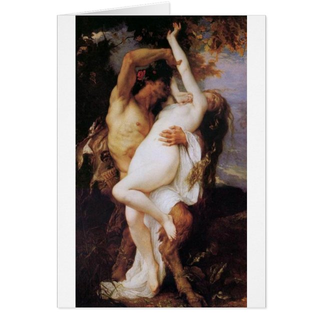 Cabanel Alexandre Nymphe und Satyr 1860 (Vorne)
