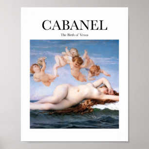 Cabanel - Die Geburt der Venus Poster