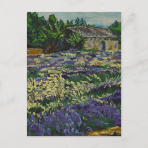 Cabanon dans la lavande postkarte