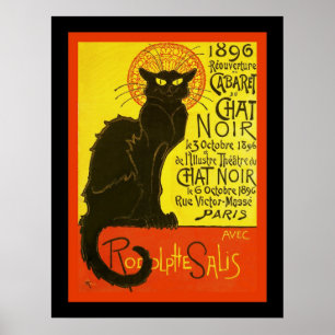 Cabaret du Chat Noir ~ Vintage Werbung Poster