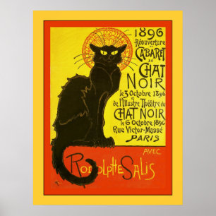 Cabaret du Chat Noir ~ Vintage Werbung Poster