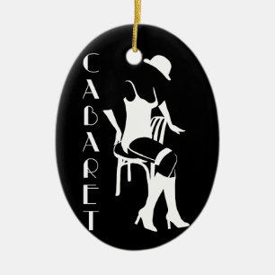 Cabaret Keramik Ornament