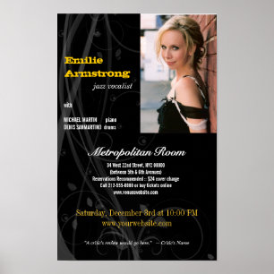 Cabaret Performance Print Poster