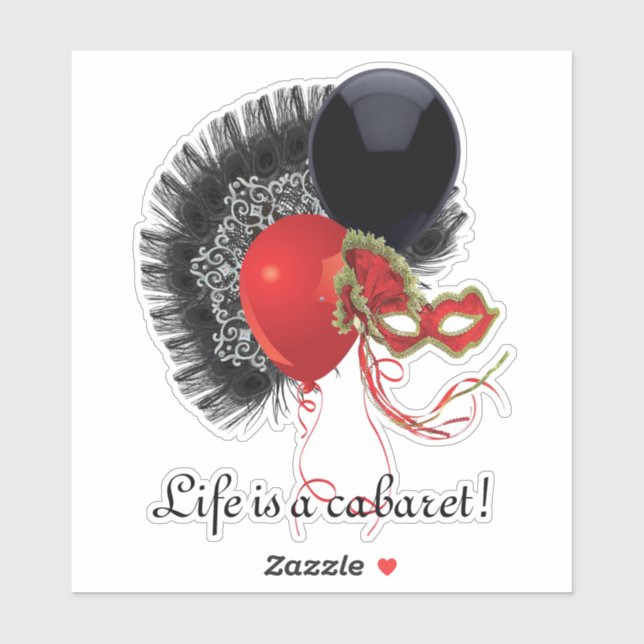 Cabaret Sticker (Blatt)