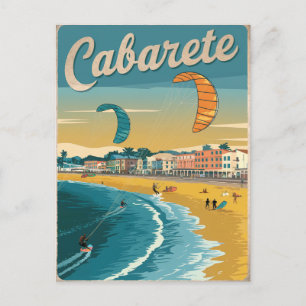 Cabarete Dominikanische Republik Vintag Postkarte