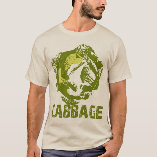 Cabbage Pop Art T - Shirt (Vorderseite)