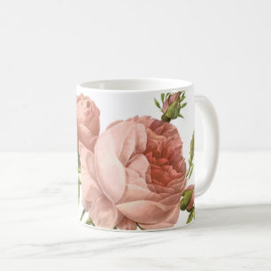 Cabbage-Rose (Rosa centifolia foliacea) von Redout Kaffeetasse