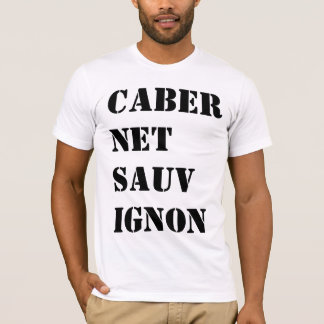 Cabernet-Sauvignon Wein-Shirt T-Shirt