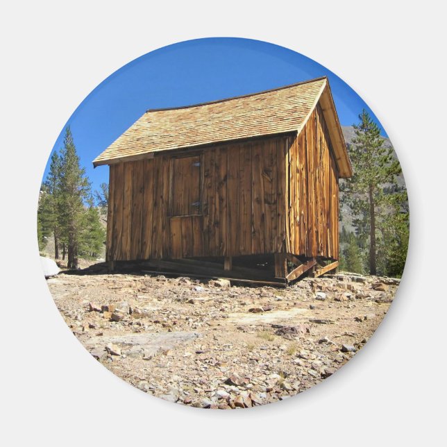Cabin at Bennettville, Tioga Pass, CA Magnet (Vorne)