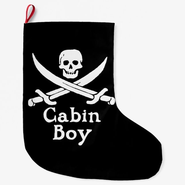 Cabin Boy Großer Weihnachtsstrumpf (Vorderseite)
