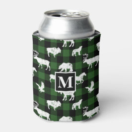 Cabin Buffalo Kariert Lumberjack Karo Pattern Gree Dosenkühler