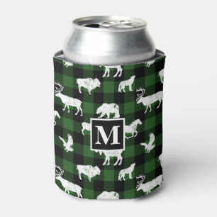 Cabin Buffalo Kariert Lumberjack Karo Pattern Gree Dosenkühler