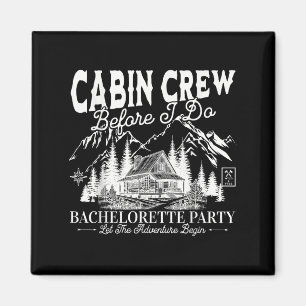 Cabin Crew, bevor ich auf Camp Bach Junggesellinne Magnet
