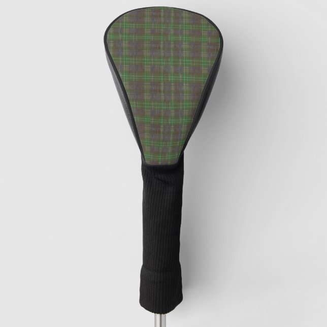 Cabin Forest Green Tartan Golf Headcover (Vorderseite)