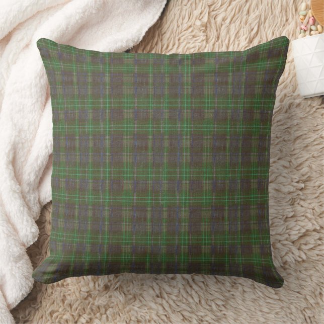Cabin Forest Green Tartan Kissen (Decke)