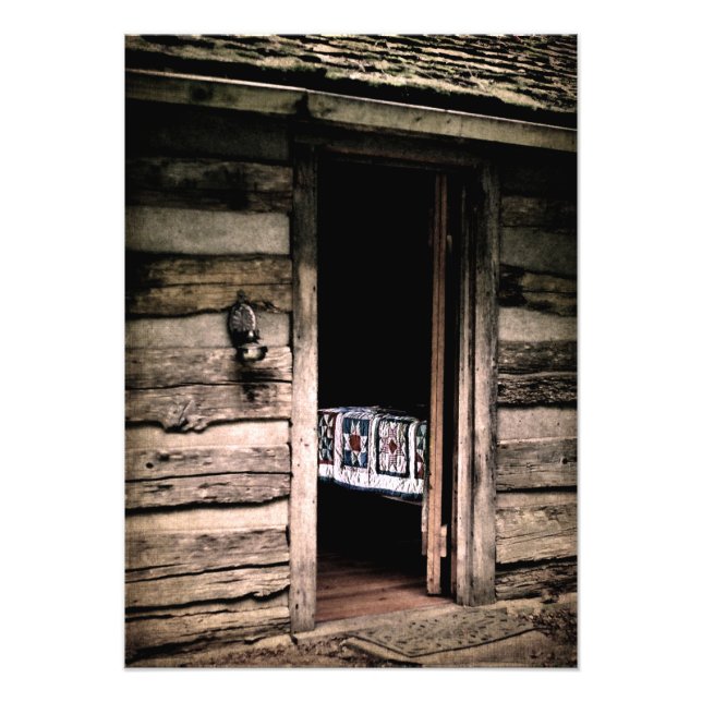 Cabin Quilt Foto Print (Vorne)