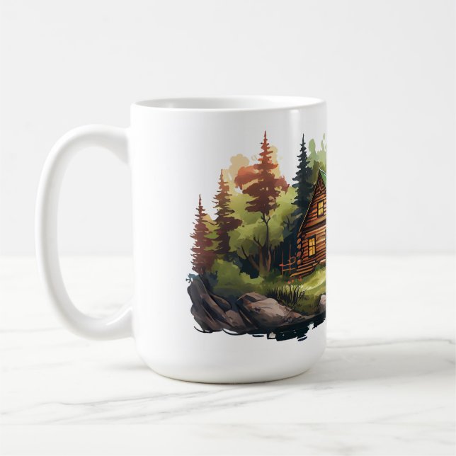 Cabin Serie 15 oz Klassische Tasse (Links)
