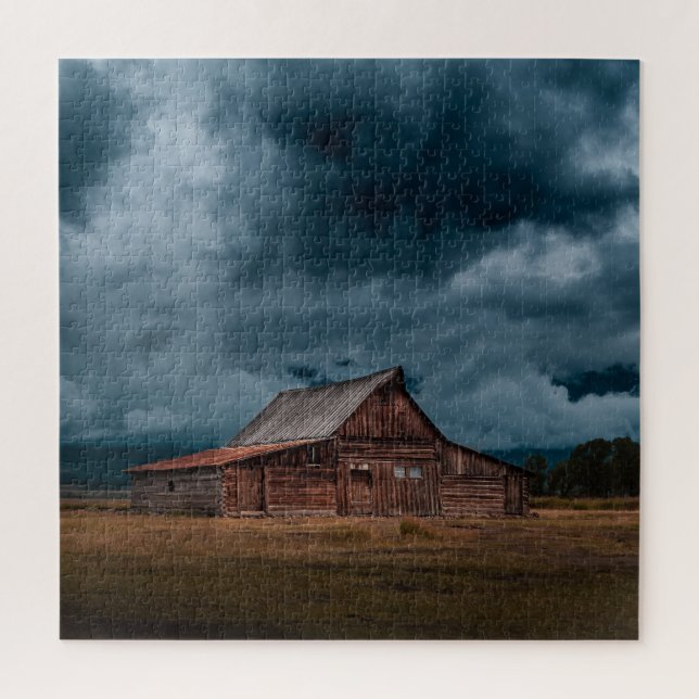 CABIN STORMY SKY JIGSAW PUZZLE (Vertikal)