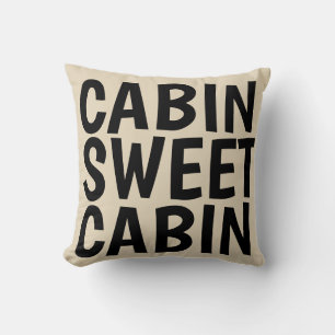 CABIN SWEET CABIN Kissen werfen