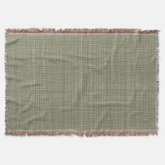 Cabincore Wobbly Gingham Christmas Green Decke
