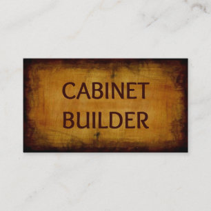 Cabinet Builder Business Card Visitenkarte