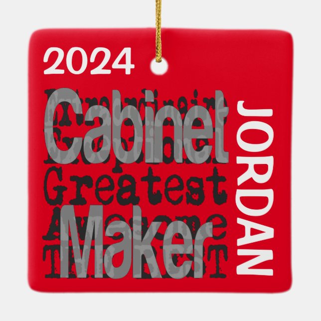 Cabinet Maker Extraordinaire CUSTOM Keramikornament (Rückseite)
