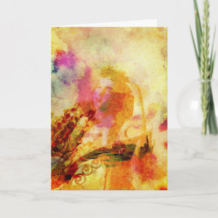 Cabinetcard Lady Digitale Kunst Karte