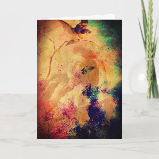 Cabinetcard Lady Digitale Kunst Karte (Vorderseite)