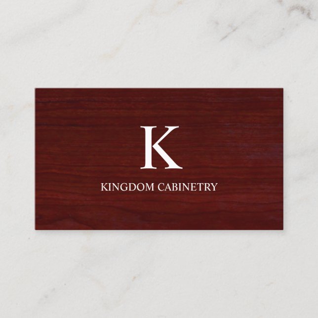 Cabinetrie Carpentry Business Card Visitenkarte